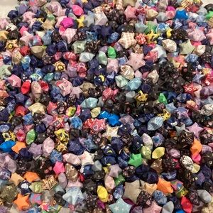 100 pieces origami paper stars ⭐️🌟💫